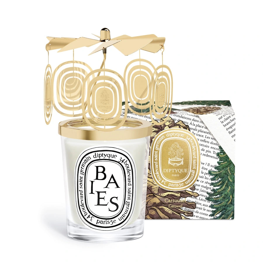 Holiday Carousel For classic candle Baies