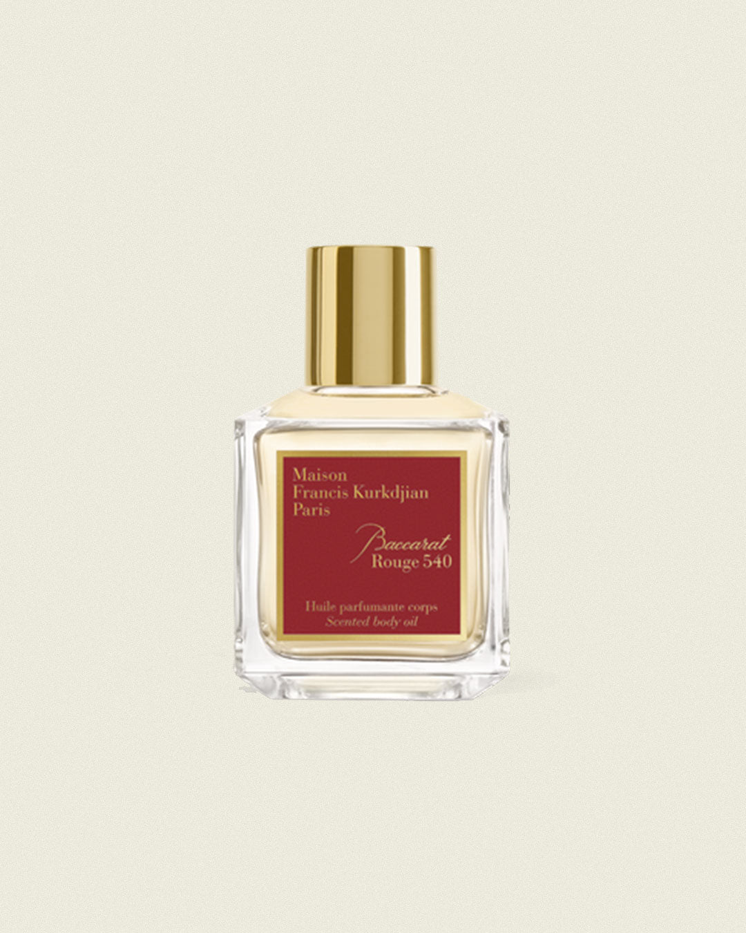 Baccarat Rouge 540 Scented Body Oil