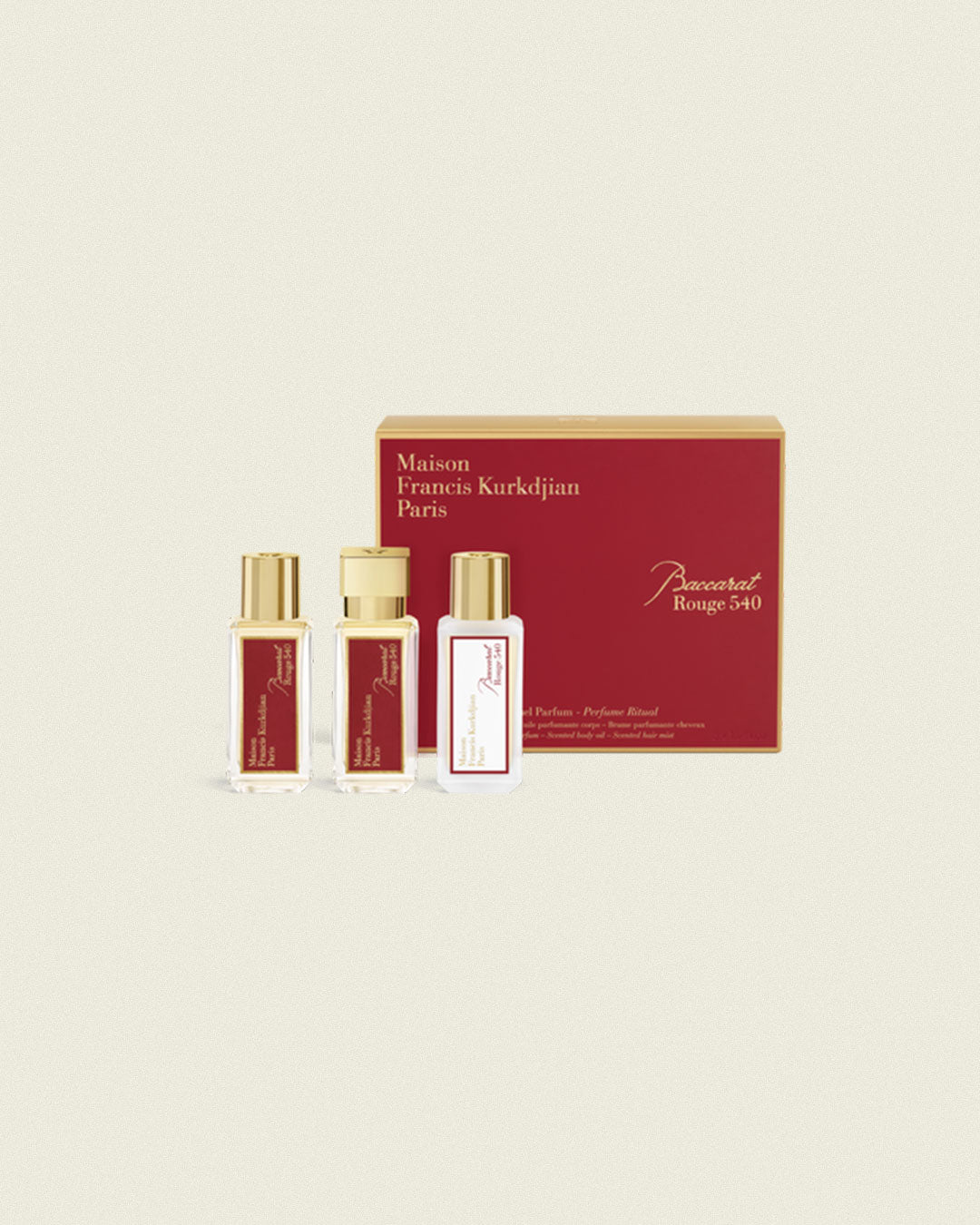 Baccarat Rouge 540 Ritual set