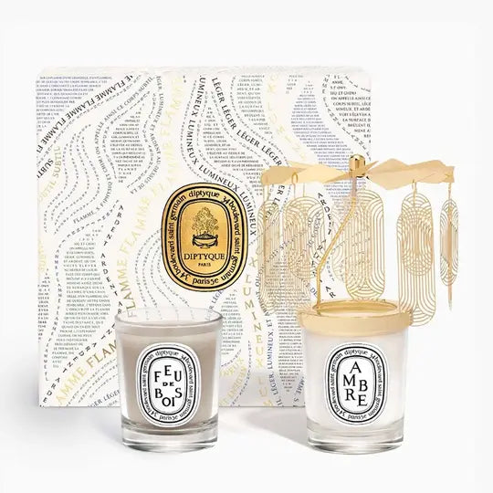 Carousel Set With Two Candles